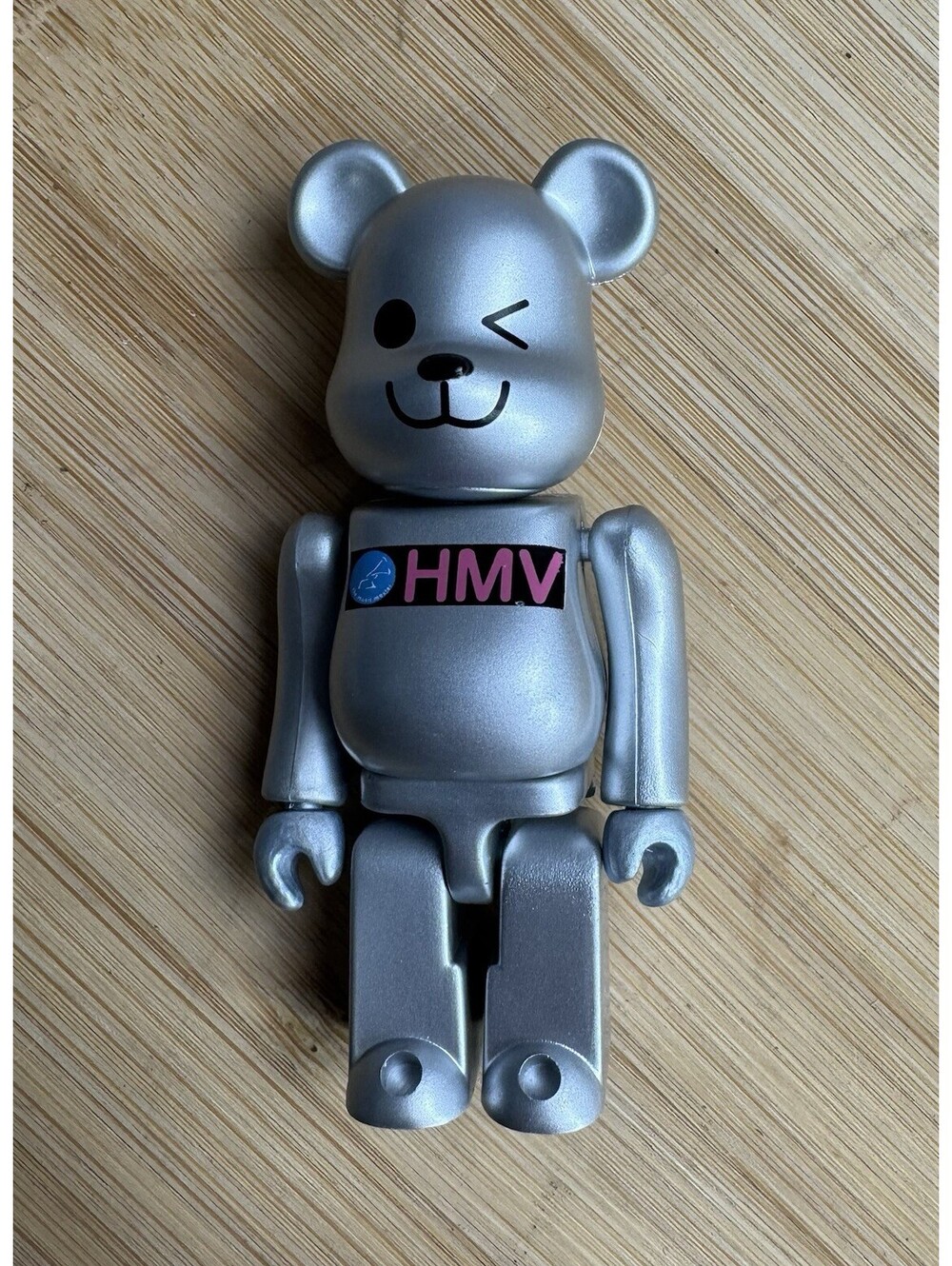 Medicom Bearbrick Series 41 S41 Secret "HMV" 100% Superb Silver Be@rbrick 2001